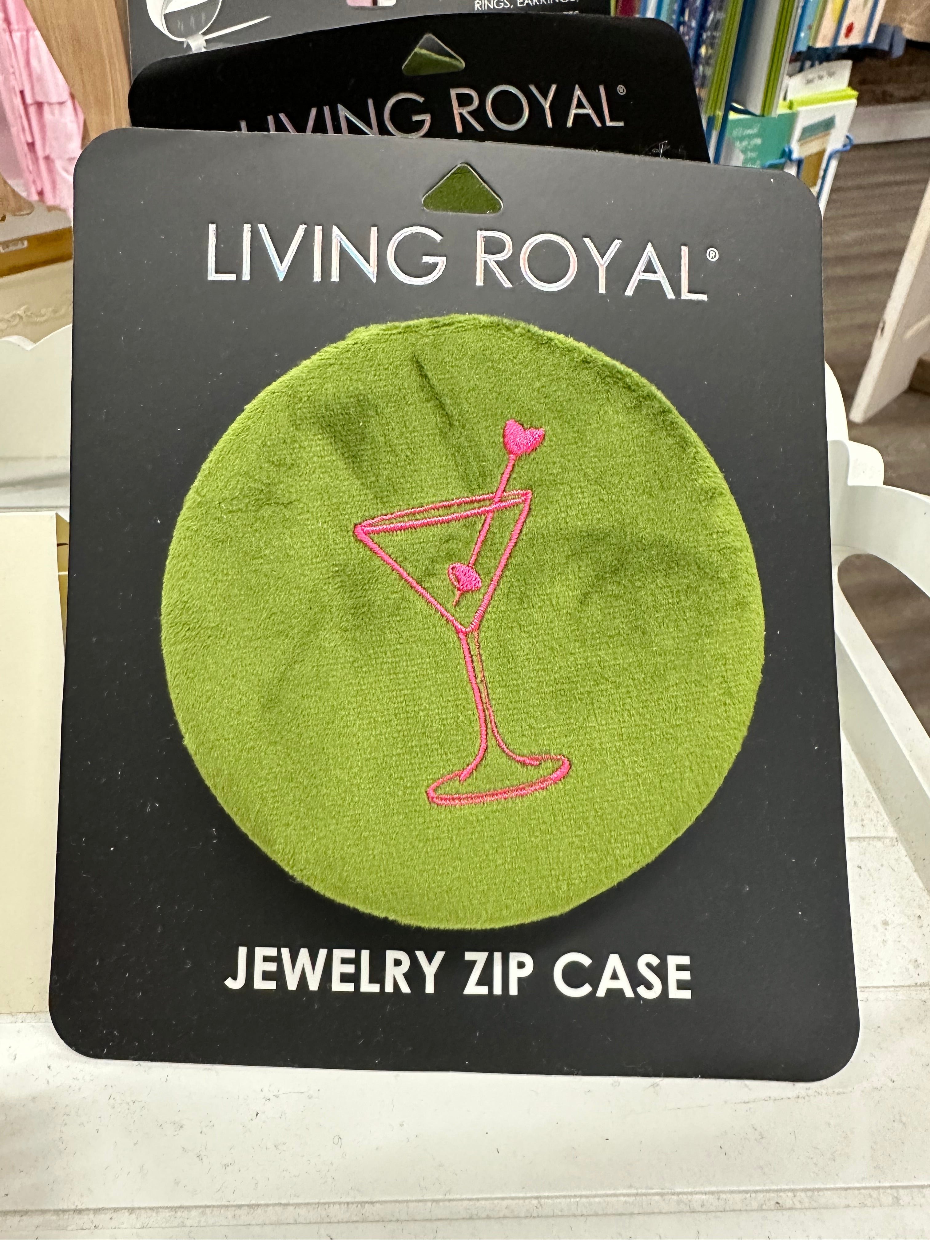 Martini Jewelry Zip Case