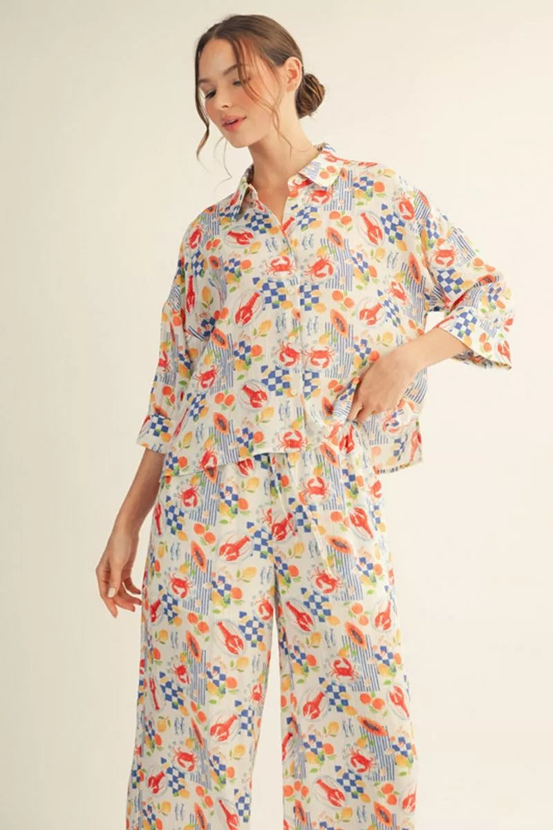 Lobster Print Set