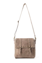 Myra Western Rune Leather Crossbody Bag In Ashwood Tan