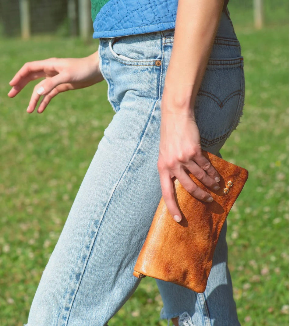Bed Stu Cadence Tan Rustic Wallet