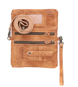Bed Stu Cadence Tan Rustic Wallet