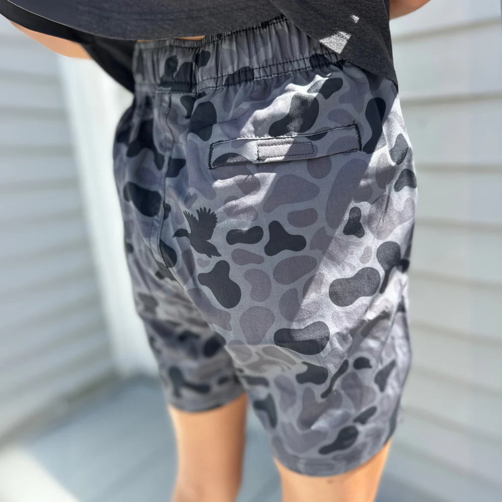 Youth Kandahar Camo Shorts 5.5” unlined