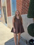 Brown Mini Dress