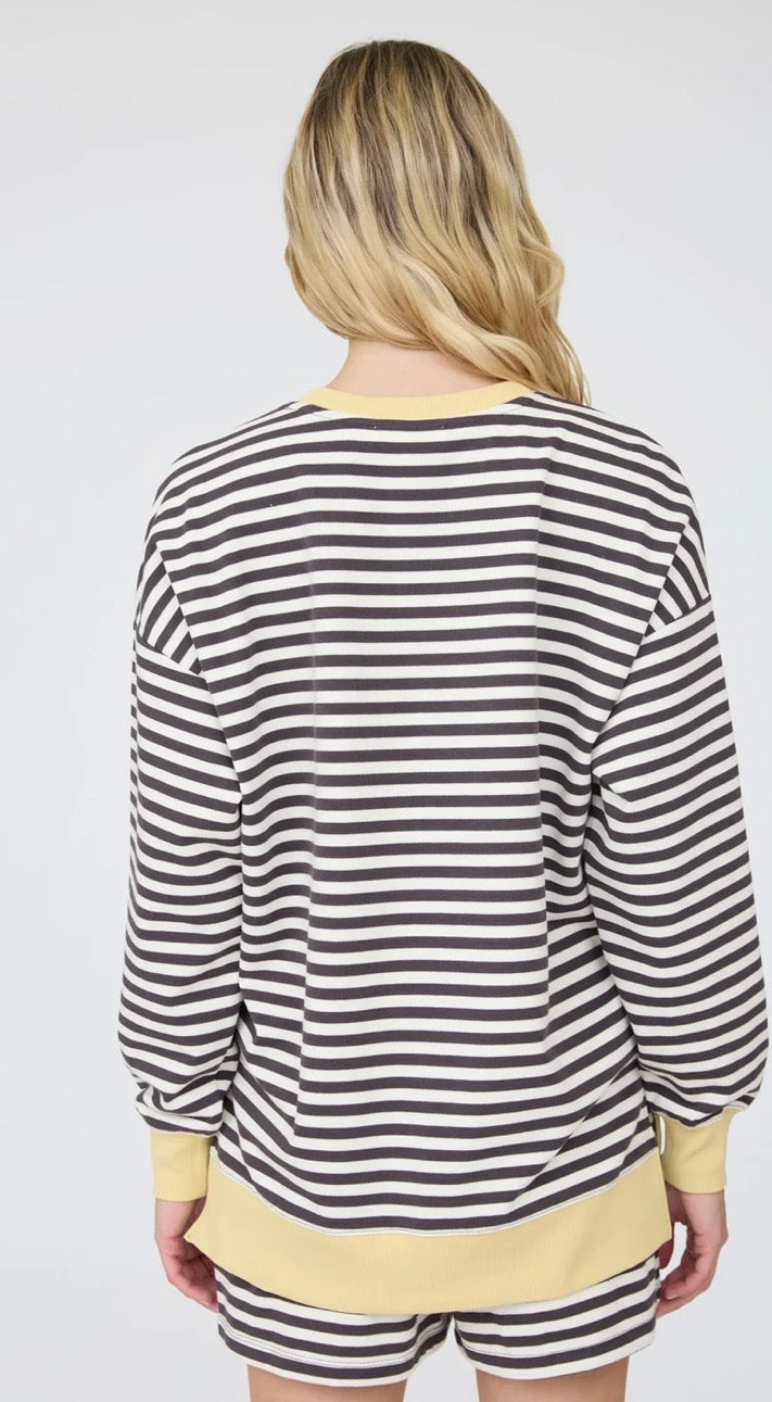 Charcoal Striped Multi Set