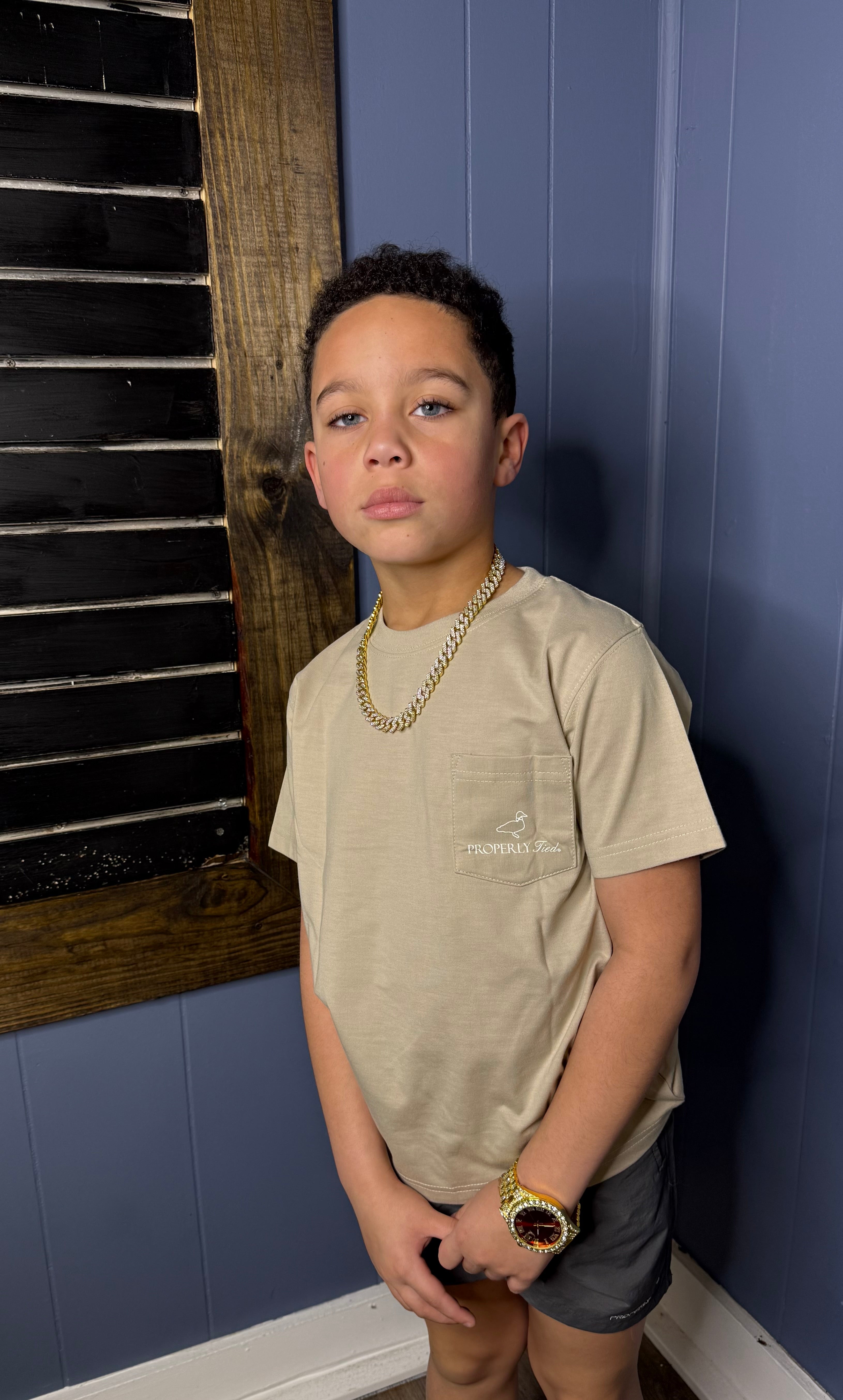 Boys Bait Shop SS Linen