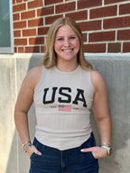 USA Khaki Tank
