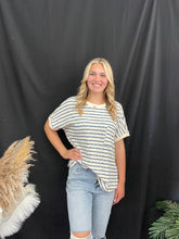 Load image into Gallery viewer, Textured Striped Knit Top
