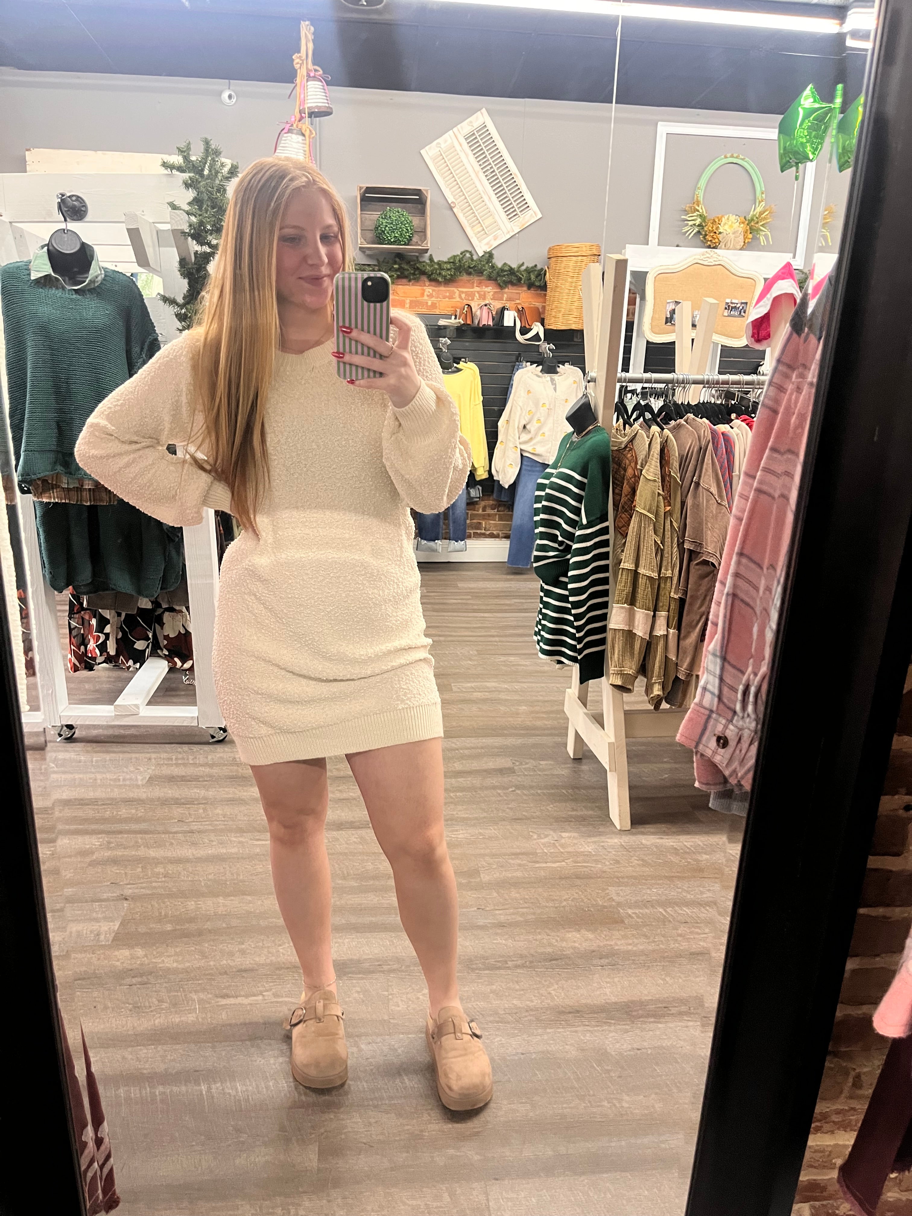 Ivory Sweater Dress