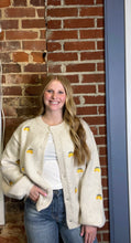 Load image into Gallery viewer, Oatmeal Colored Lemon Cardigan
