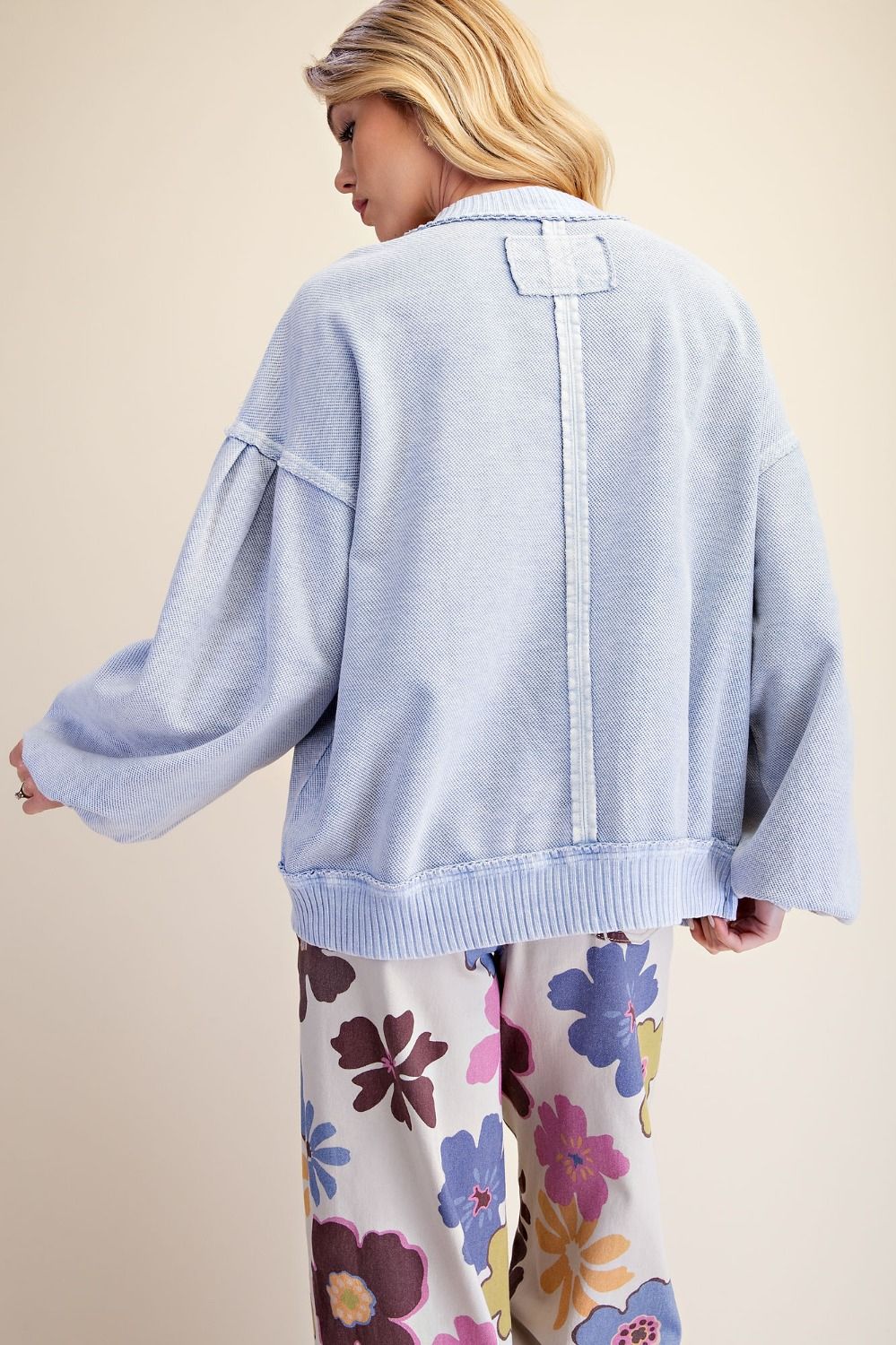 Cotton Blue Cardigan/Jacket