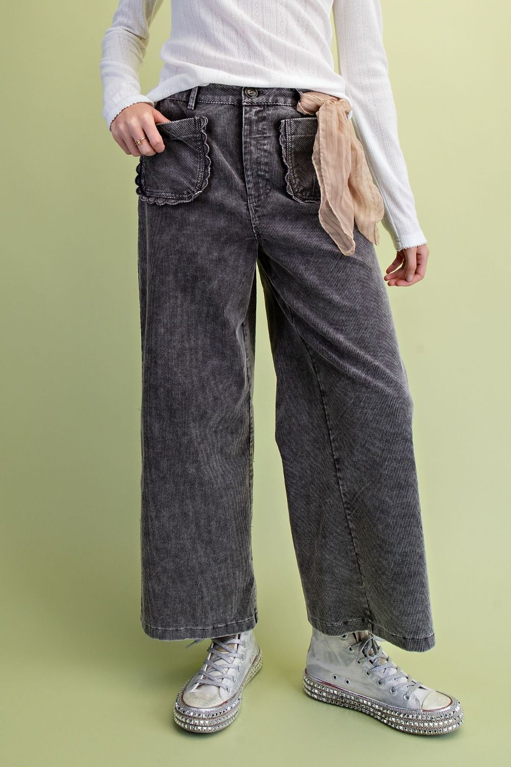 Ash Washed Corduroy Pant
