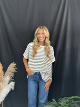 Load image into Gallery viewer, Textured Striped Knit Top

