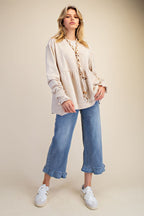 Ecru Babydoll Top