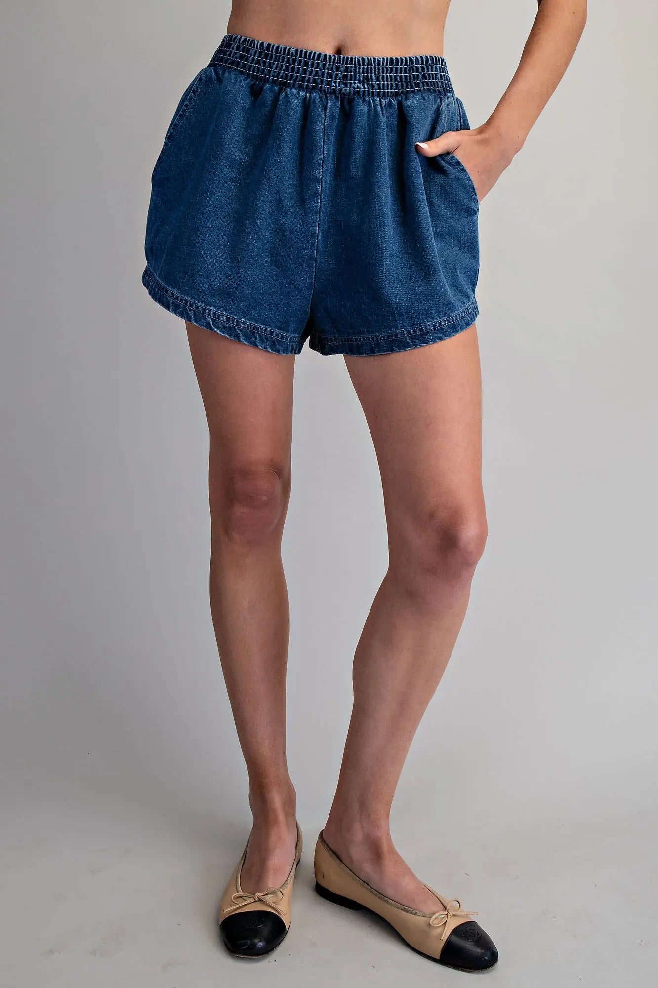 Dark Denim Sleeveless Set