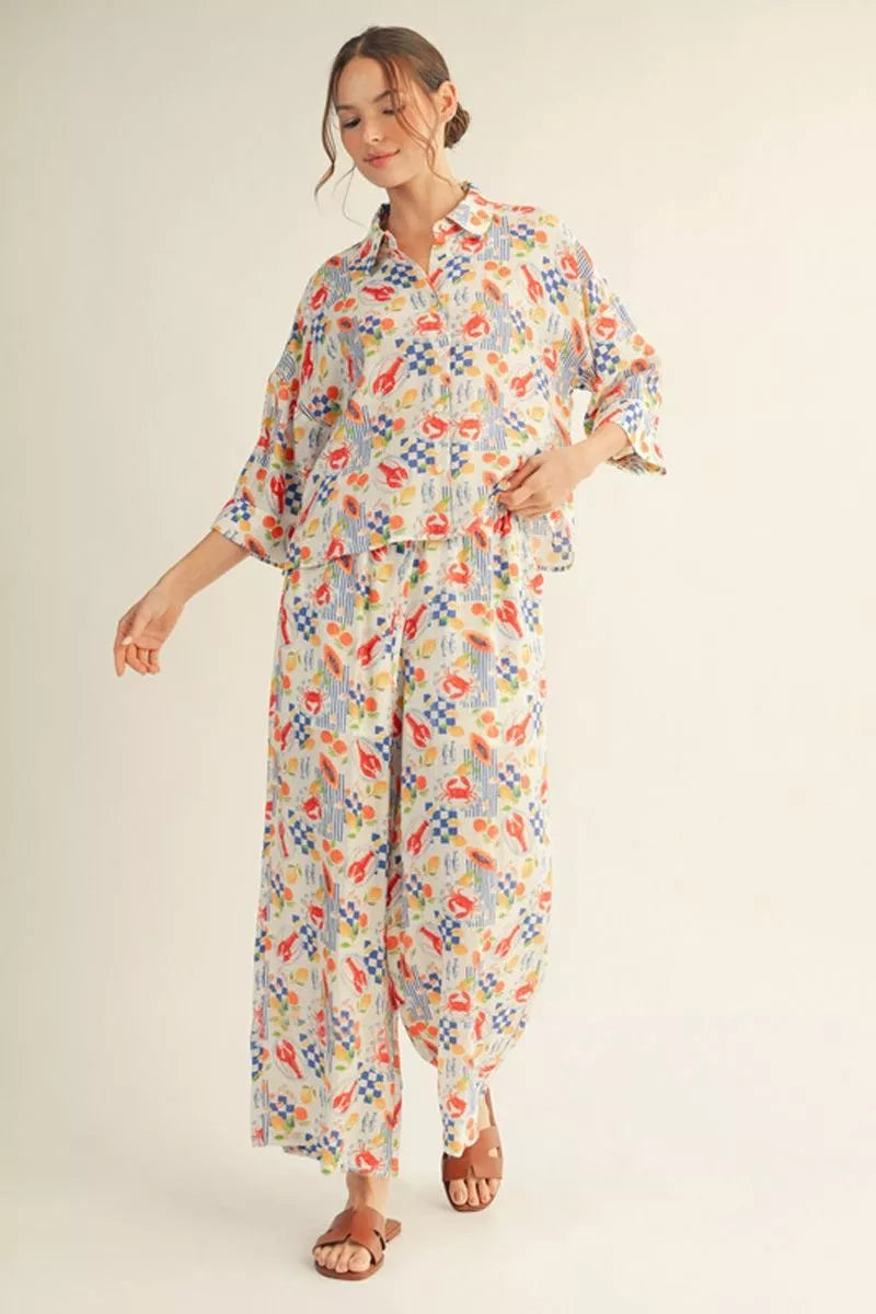 Lobster Print Set