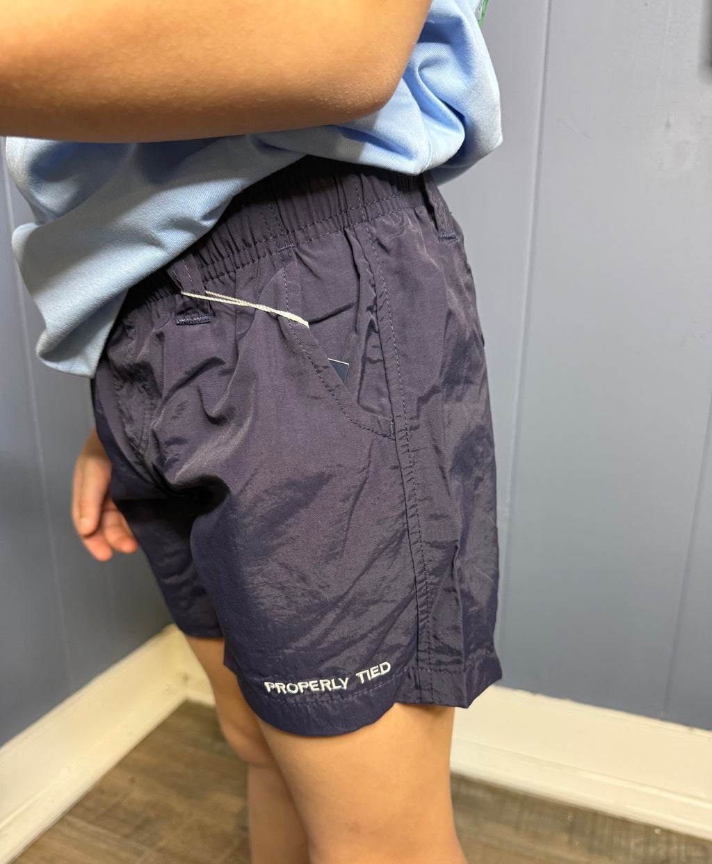 Properly Tied Boys Mallard Short - Navy
