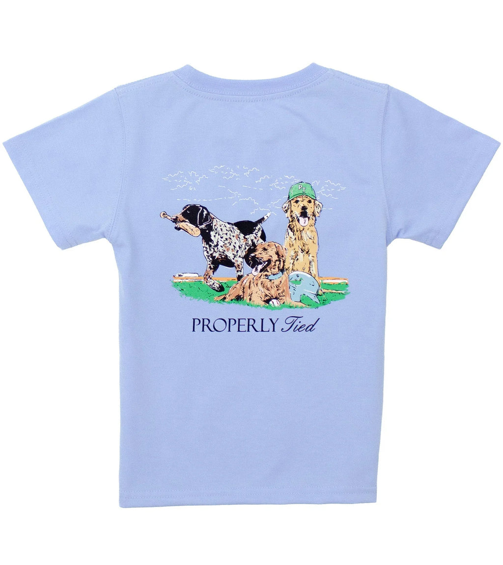 Diamond Dogs Short Sleeve Tee- Light Blue
