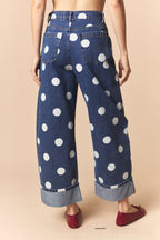 Denim Polka Dot Jean