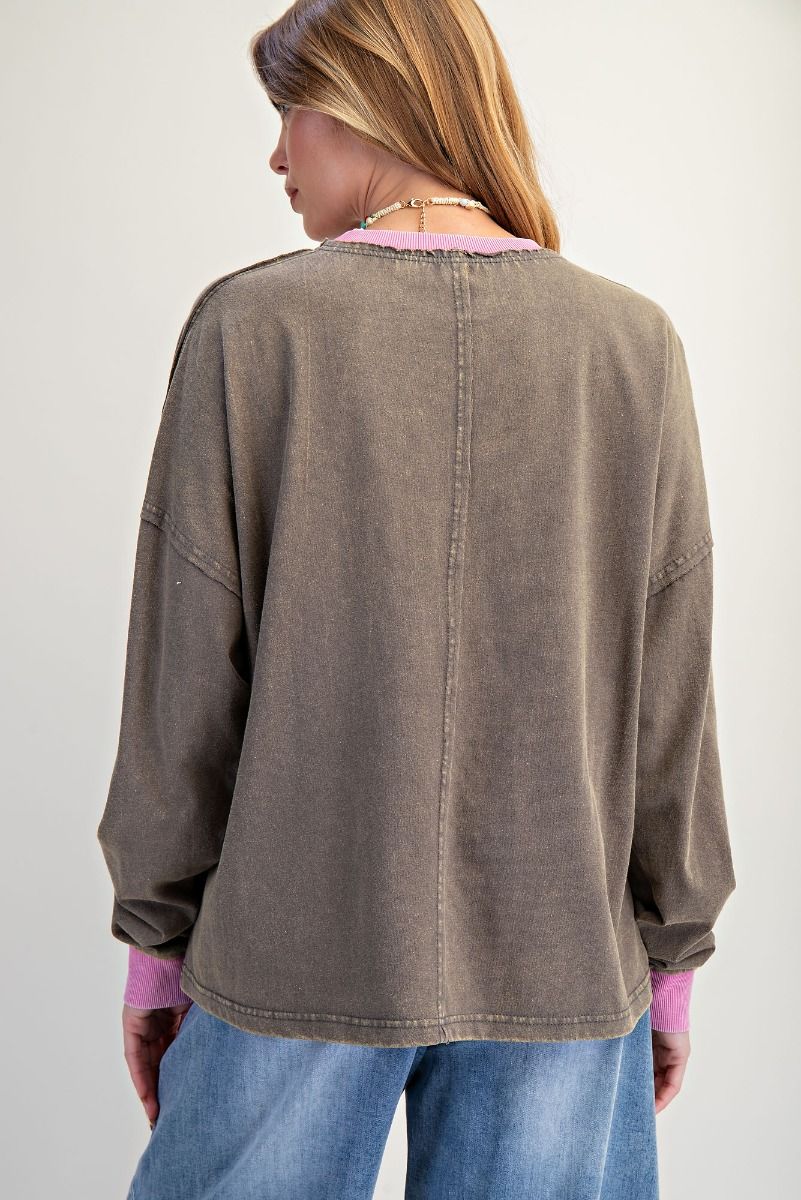 Mocha Heart Top