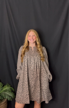 Load image into Gallery viewer, Mocha Animal Print Dress
