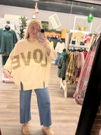 Khaki Love Sweater