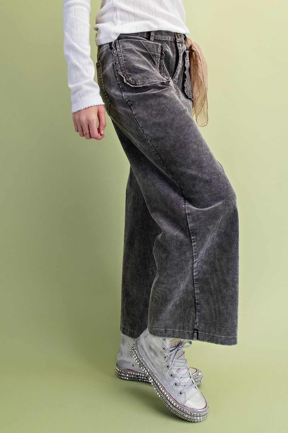 Ash Washed Corduroy Pant