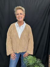 Load image into Gallery viewer, Camel Colored Cardigan
