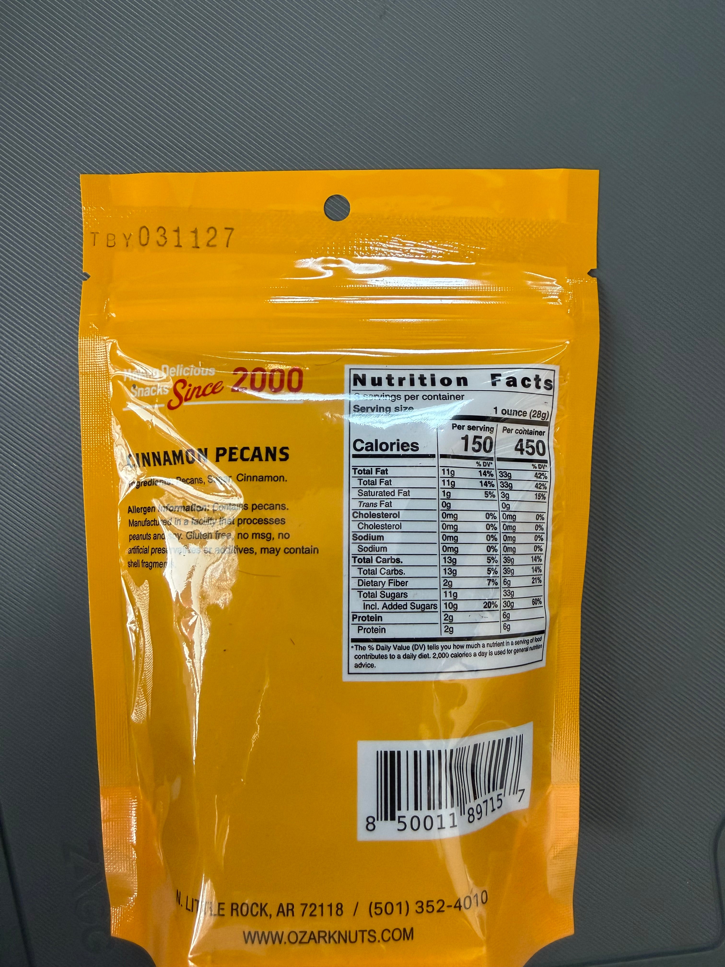 Ozark Cinnamon Pecans