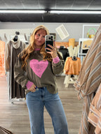 Mocha Heart Top