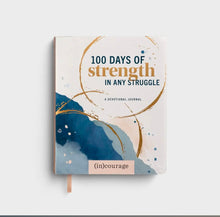 Load image into Gallery viewer, 100 Days of Strength in Any Struggle: A Devotional Journal
