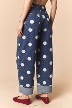 Denim Polka Dot Jean