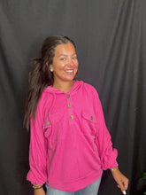 Load image into Gallery viewer, Fuchsia Ribbed Pullover
