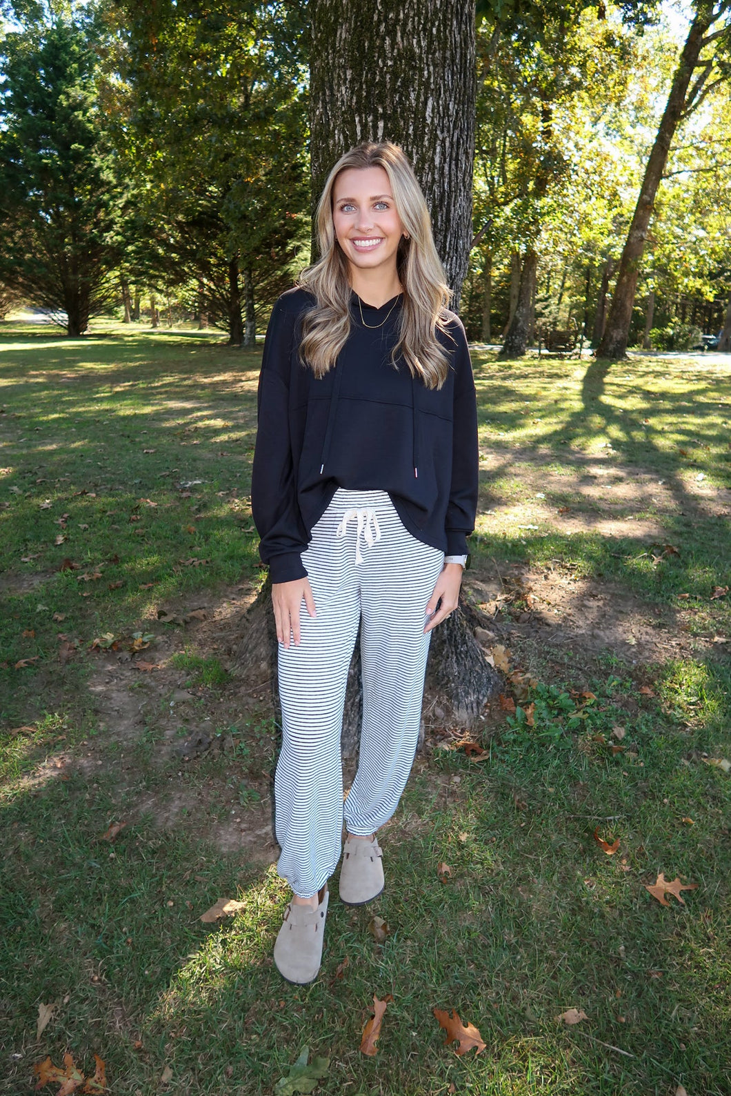 Striped Drawstring Pant