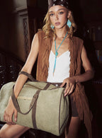 Rustic Roamer Traveler Bag Green