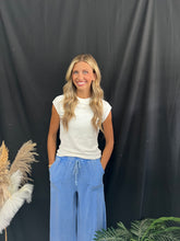 Load image into Gallery viewer, Blue Mineral Wash Pants
