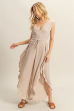 Load image into Gallery viewer, Sand Curved Hem Jumpsuit
