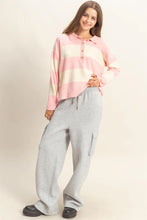 Load image into Gallery viewer, Baby Pink Striped Sweater
