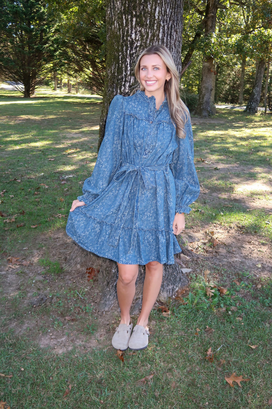 Dirty Wash Denim Dress