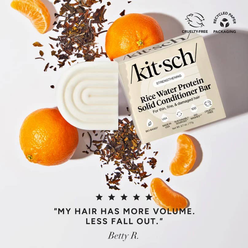 Rice Water Shampoo & Conditioner Bar Combo for Hair Growth