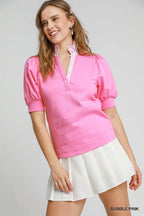 Bubble Pink Top