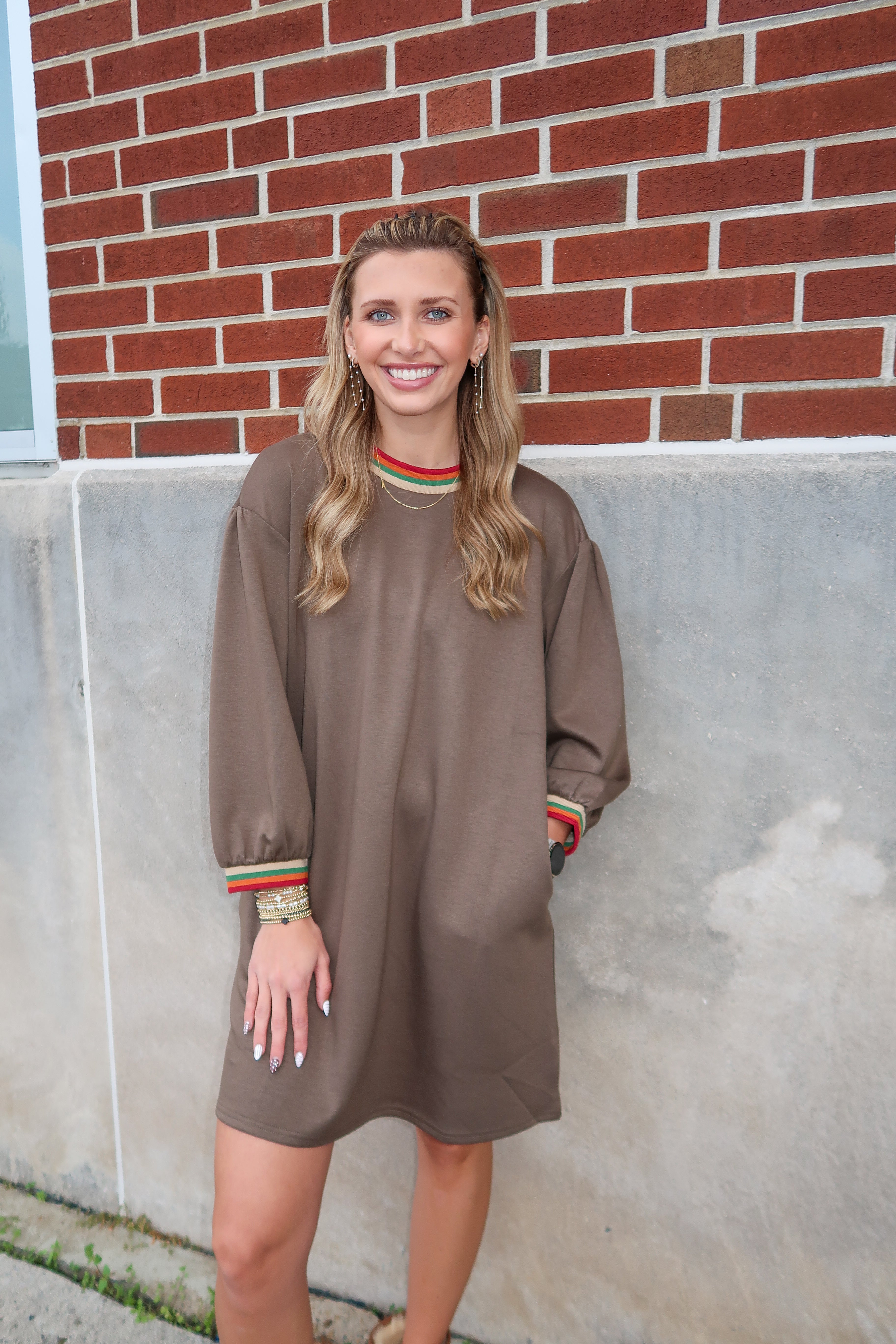 Olive Casual Dress