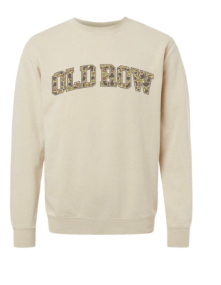 Ivory Camo Crewneck