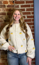 Load image into Gallery viewer, Oatmeal Colored Lemon Cardigan

