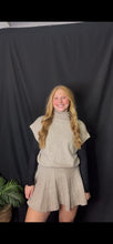 Load image into Gallery viewer, Taupe Skirt Set

