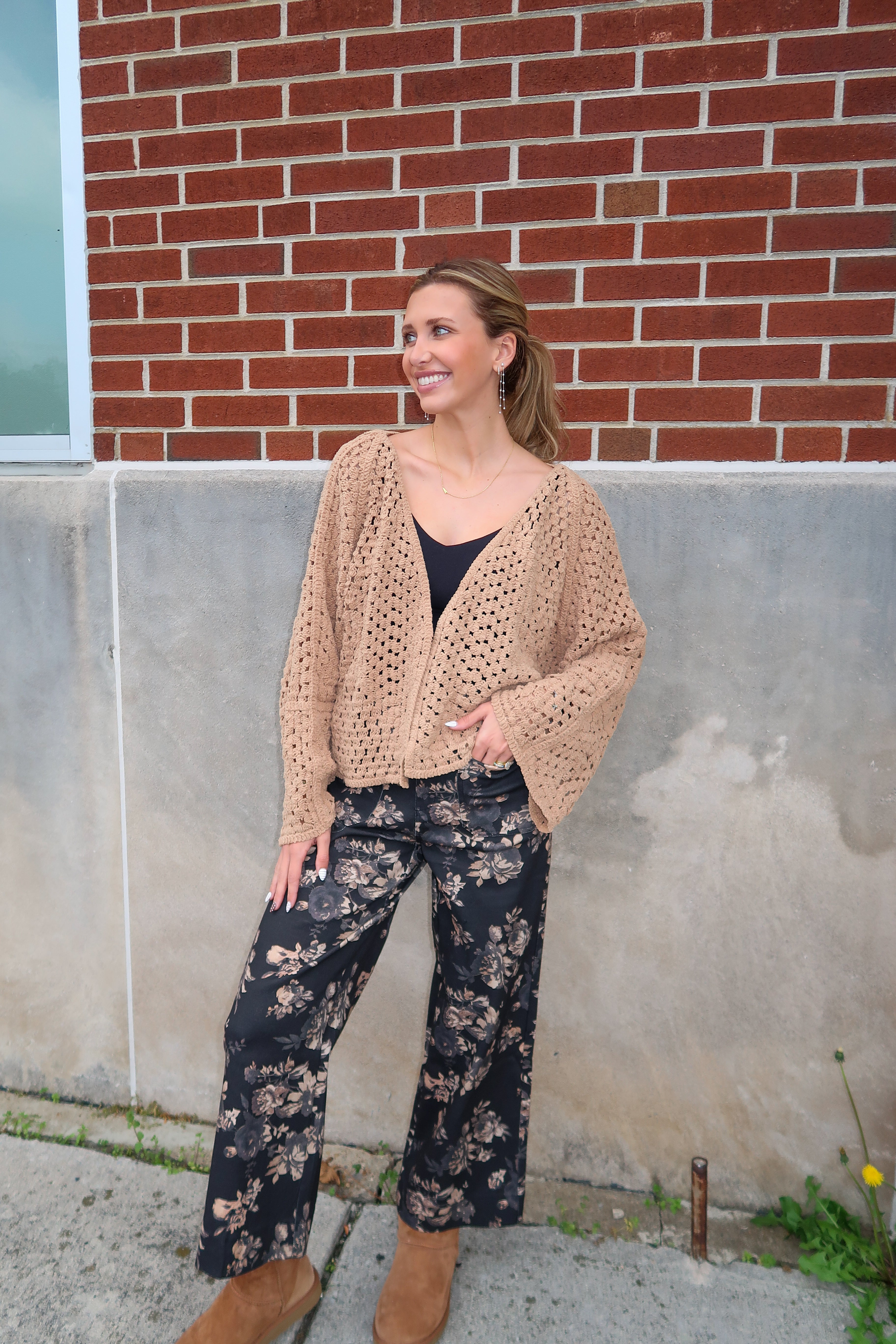 Camel Colored Cardigan
