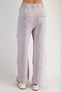 Lt.Khaki Mineral Washed Pant
