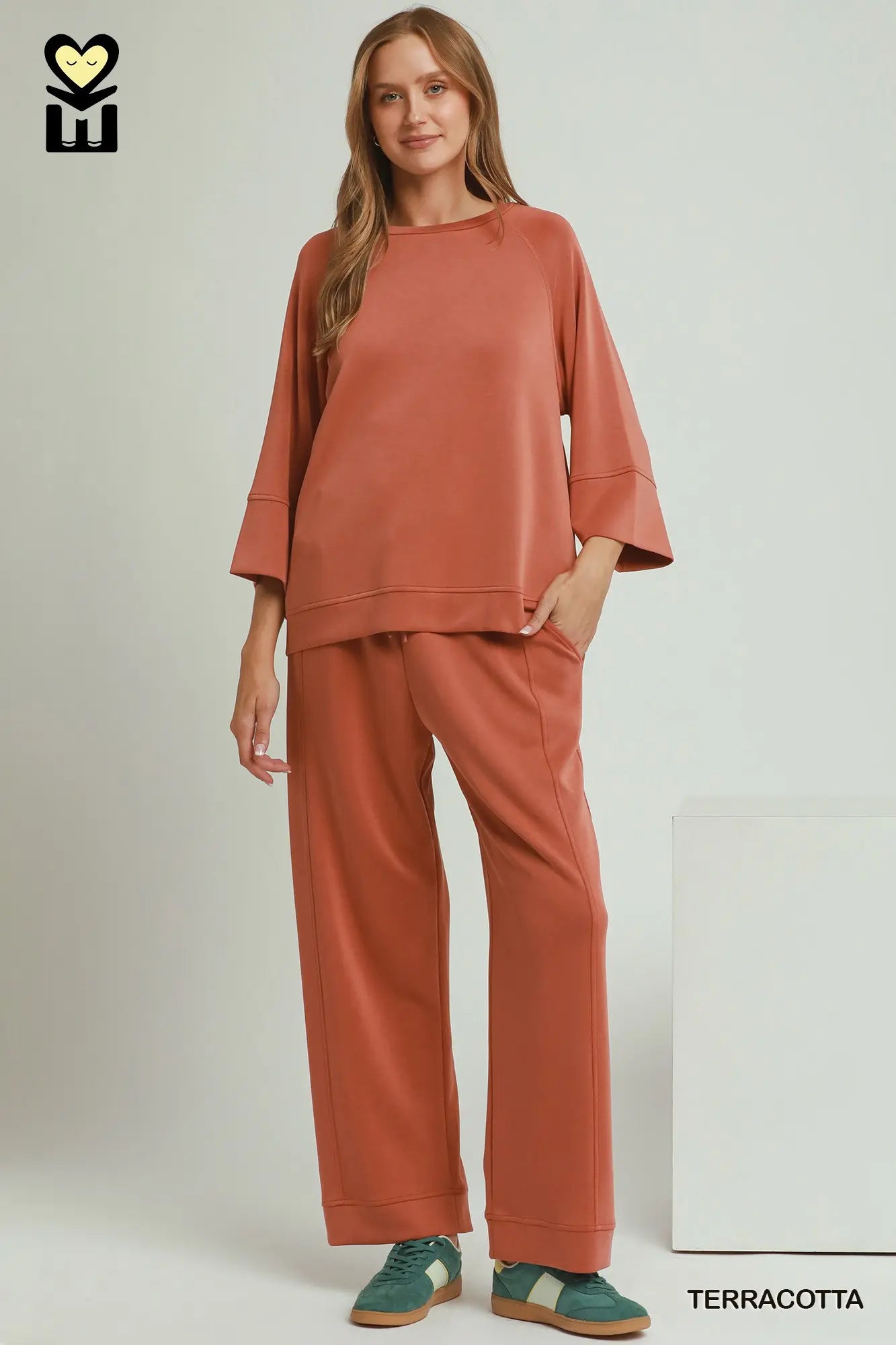 Terracotta Luxe Knit Pant Set