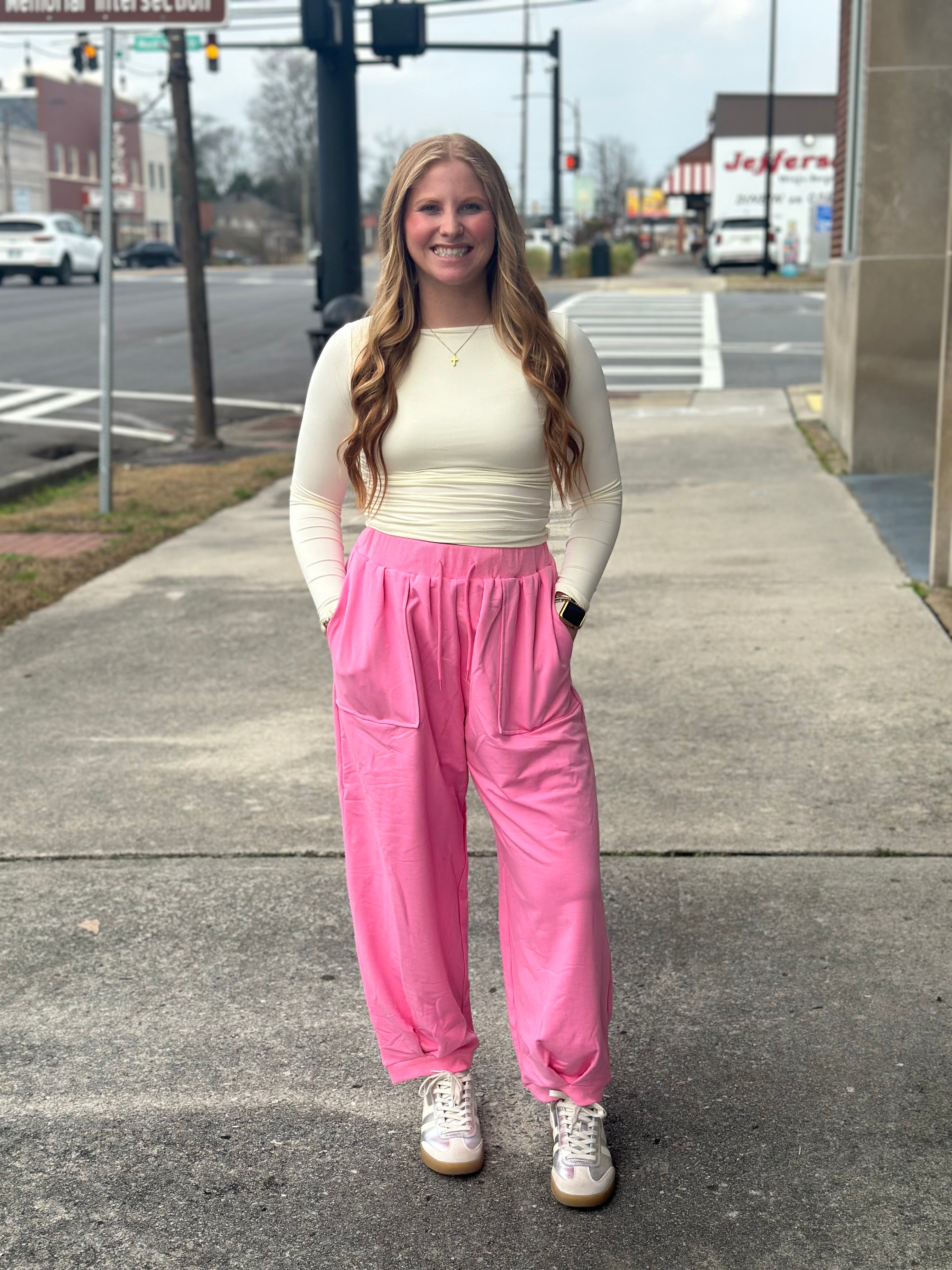 Pink Joggers