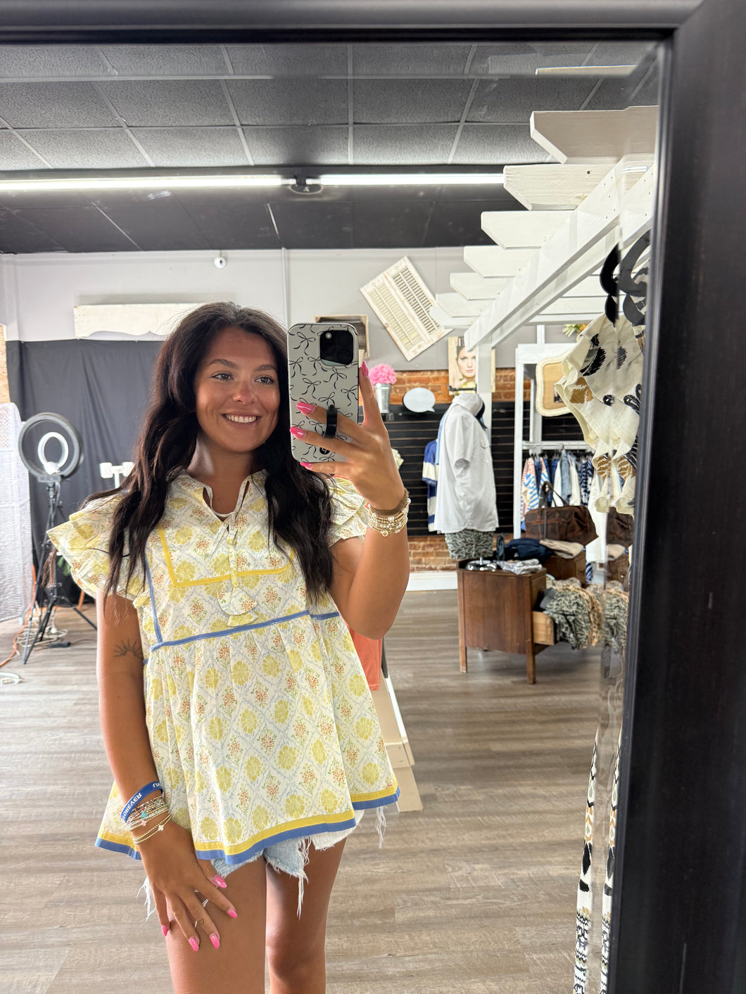 Honey Mix Floral Top