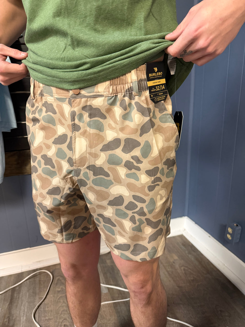 Tan camo Shorts